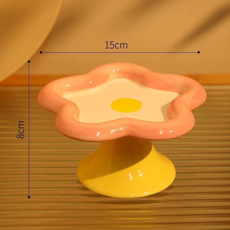 Kačių dubuo, keramikinis, prekės ženklas Sheng bangrong, skirtas katėms, maisto dubuo naminiams gyvūnėliams