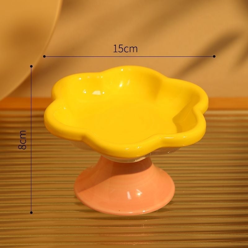 Kačių dubuo, keramikinis, prekės ženklas Sheng bangrong, skirtas katėms, maisto dubuo naminiams gyvūnėliams