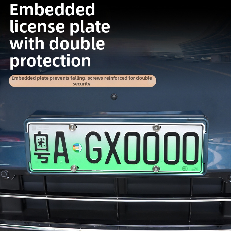 Rám na poznávaciu značku Wenjie M8 (vylepšená verzia) – plastový, rám s plným okrajom, kompatibilný so 25 modelmi Wenjie M8