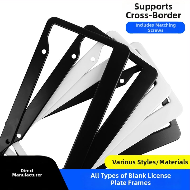 Numerio ženklo rėmelis, plastikinis, suderinamas su visais modeliais, galimybė pritaikyti