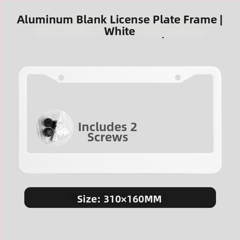 Numerio ženklo rėmelis, plastikinis, suderinamas su visais modeliais, galimybė pritaikyti