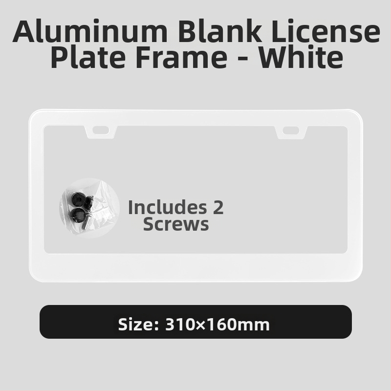 Numerio ženklo rėmelis, plastikinis, suderinamas su visais modeliais, galimybė pritaikyti