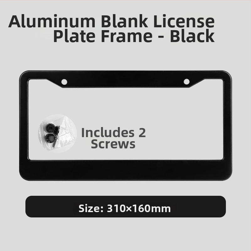 Numerio ženklo rėmelis, plastikinis, suderinamas su visais modeliais, galimybė pritaikyti