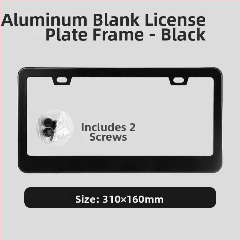 Numerio ženklo rėmelis, plastikinis, suderinamas su visais modeliais, galimybė pritaikyti