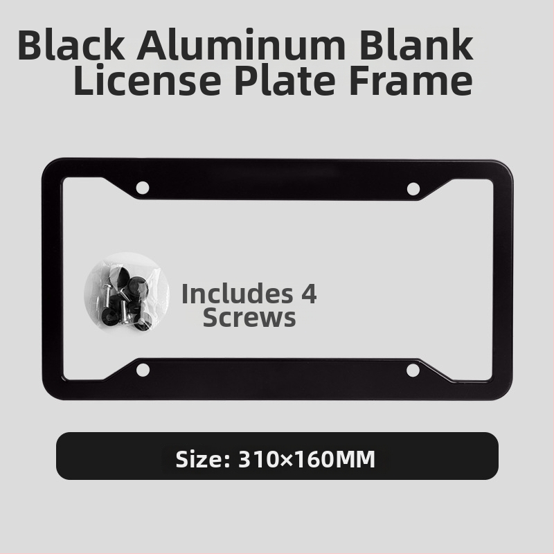 Numerio ženklo rėmelis, plastikinis, suderinamas su visais modeliais, galimybė pritaikyti