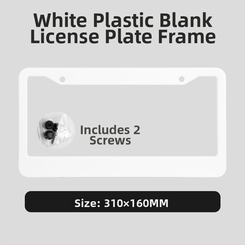 Numerio ženklo rėmelis, plastikinis, suderinamas su visais modeliais, galimybė pritaikyti