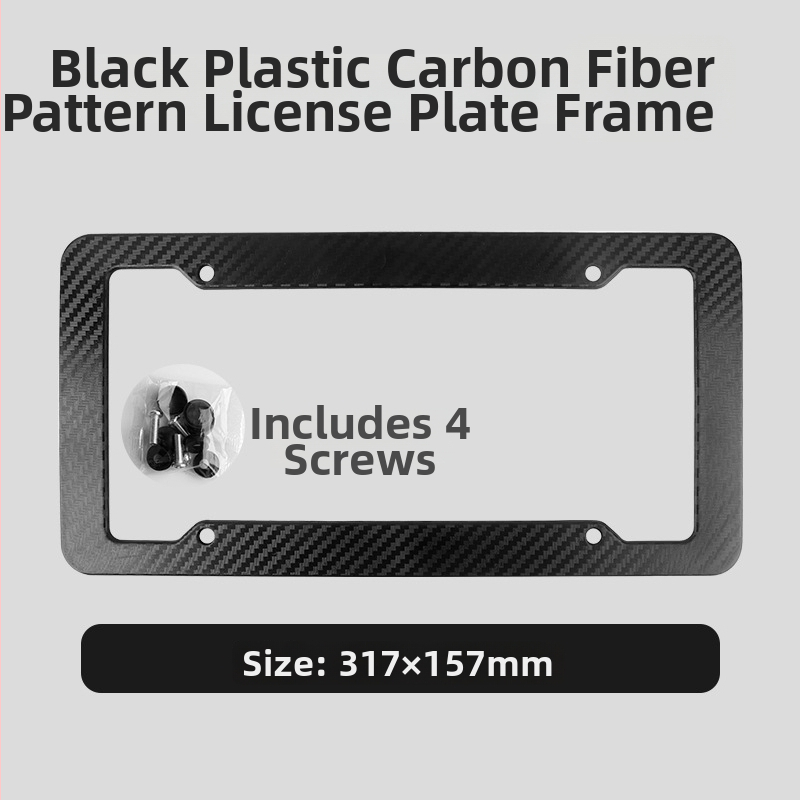 Numerio ženklo rėmelis, plastikinis, suderinamas su visais modeliais, galimybė pritaikyti