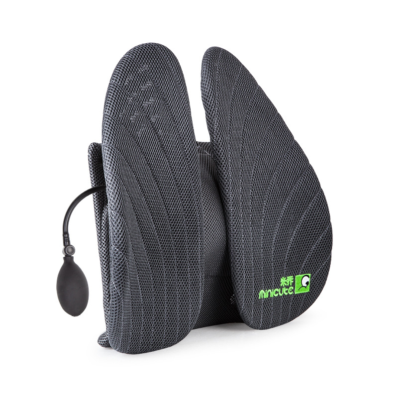 Ergonomiška juosmens pagalvė biuro kėdėlei, ABS medžiaga, logotipo spauda, tinkama ilgam sėdėjimui