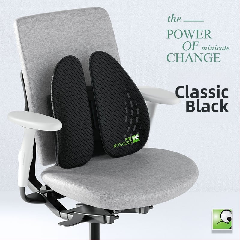 Ergonomiška juosmens pagalvė biuro kėdėlei, ABS medžiaga, logotipo spauda, tinkama ilgam sėdėjimui