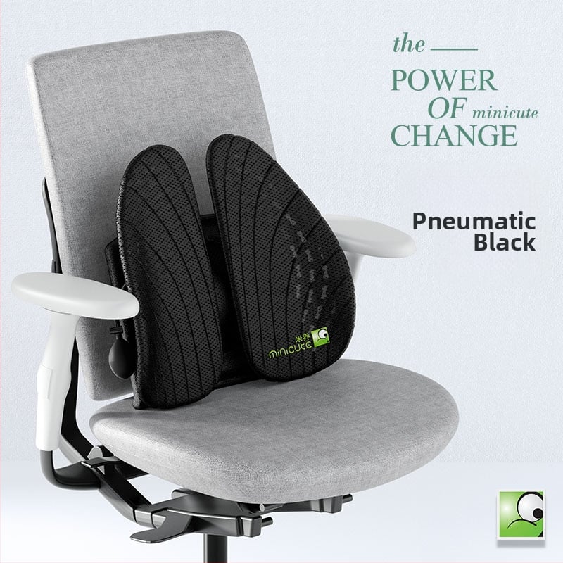 Ergonomiška juosmens pagalvė biuro kėdėlei, ABS medžiaga, logotipo spauda, tinkama ilgam sėdėjimui