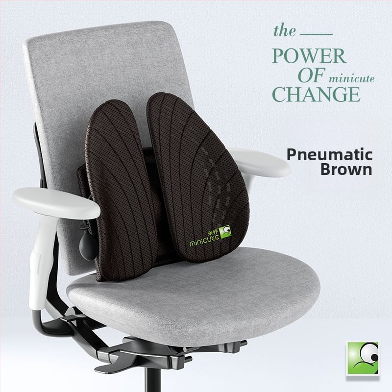 Ergonomiška juosmens pagalvė biuro kėdėlei, ABS medžiaga, logotipo spauda, tinkama ilgam sėdėjimui