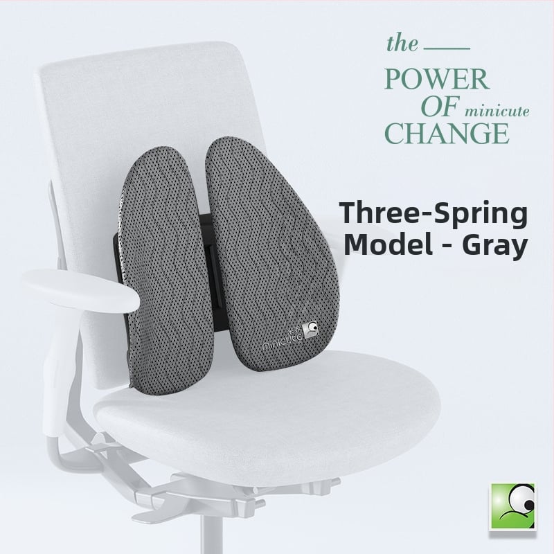 Ergonomiška juosmens pagalvė biuro kėdėlei, ABS medžiaga, logotipo spauda, tinkama ilgam sėdėjimui