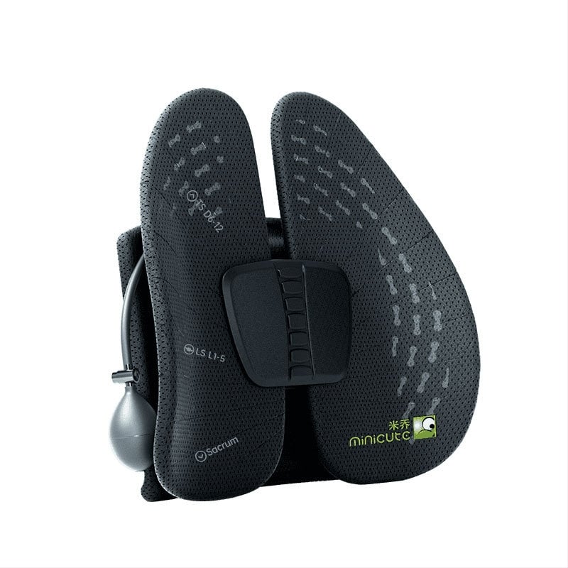 Ergonomiška juosmens pagalvė biuro kėdėlei, ABS medžiaga, logotipo spauda, tinkama ilgam sėdėjimui