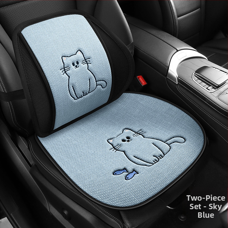 Automobilio sėdynės pagalvėlė iš atminties putų, kvėpuojanti, juosmens atrama, universalus visoms sezonoms