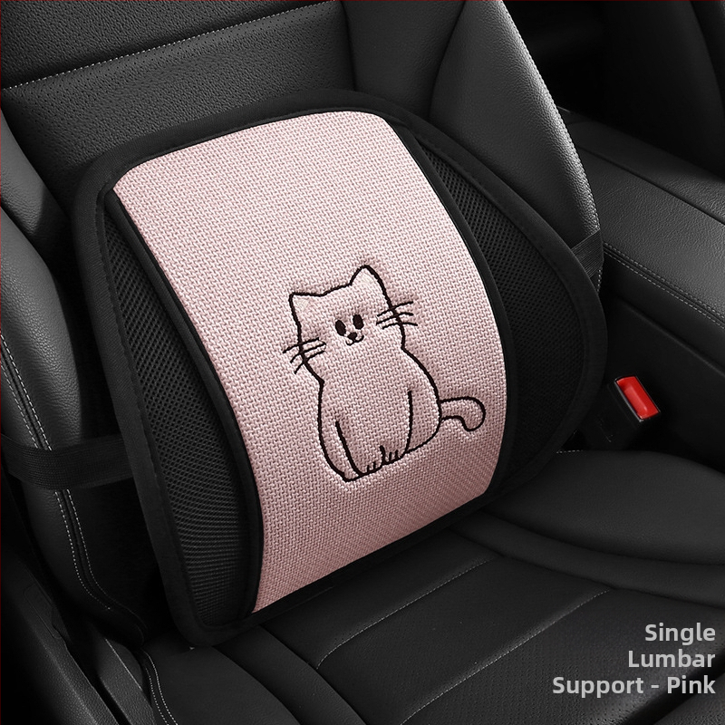 Automobilio sėdynės pagalvėlė iš atminties putų, kvėpuojanti, juosmens atrama, universalus visoms sezonoms