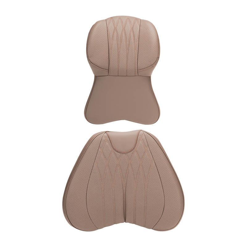 Automašīnas galvas atbalsts ar atmiņas putām, mākslīgā āda, universāla saderība, lietošanai visu gadu, pielāgojama