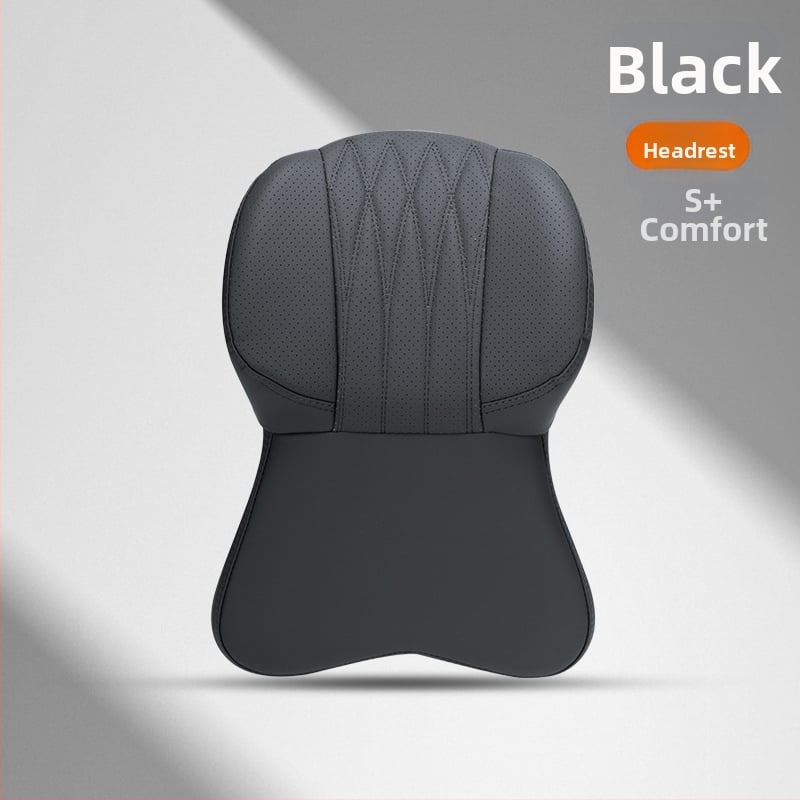 Automašīnas galvas atbalsts ar atmiņas putām, mākslīgā āda, universāla saderība, lietošanai visu gadu, pielāgojama