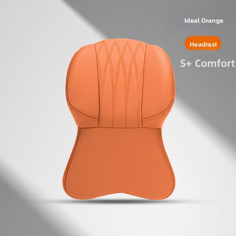 Automašīnas galvas atbalsts ar atmiņas putām, mākslīgā āda, universāla saderība, lietošanai visu gadu, pielāgojama