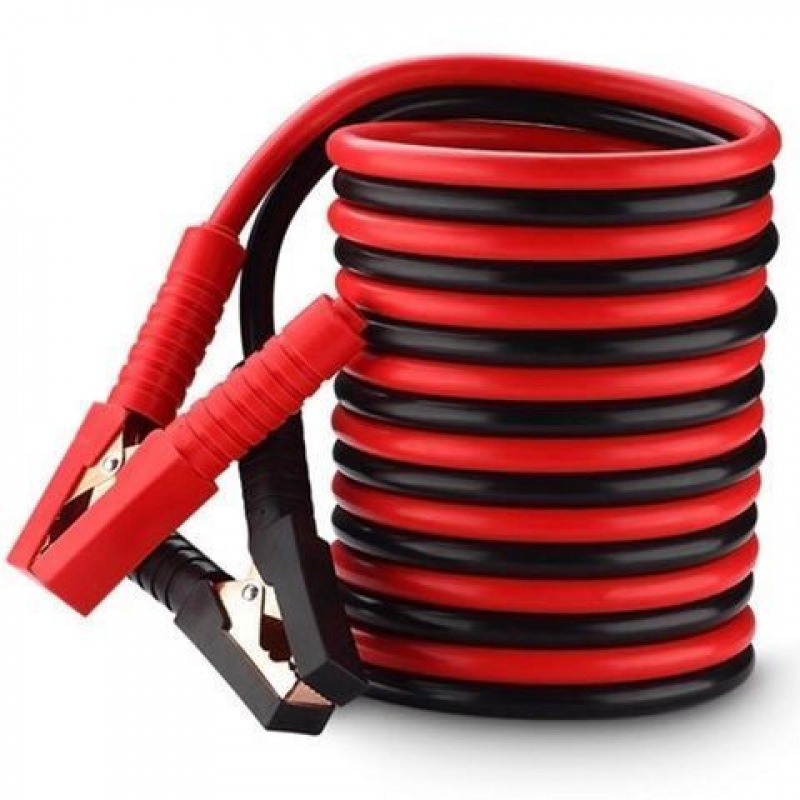 Automobilio akumuliatoriaus užvedimo laidas, antišalčio, storos, atsparus šalčiui, grynas varis, žemės kabelis