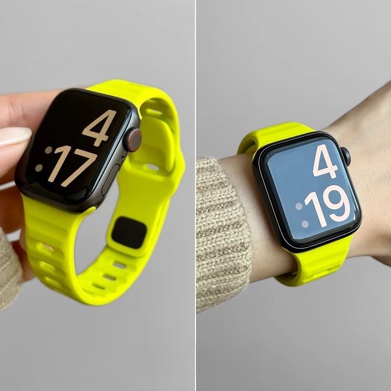 Prozračan silikonski kaiš za Apple Watch S7–S10, moderan