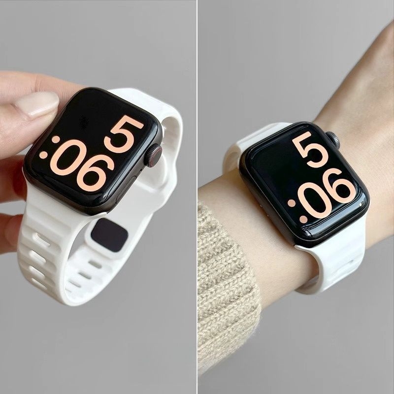 Prozračan silikonski kaiš za Apple Watch S7–S10, moderan