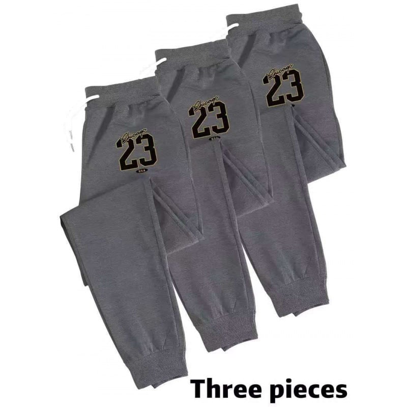 Vyrinės tiesaus kirpimo terry sportinės kelnės su skaitmenine spauda, poliesteris 91–95%, vidurio juosmuo