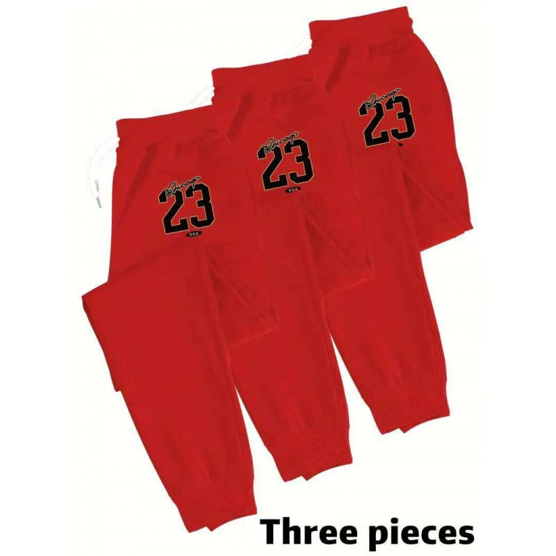 Vyrinės tiesaus kirpimo terry sportinės kelnės su skaitmenine spauda, poliesteris 91–95%, vidurio juosmuo