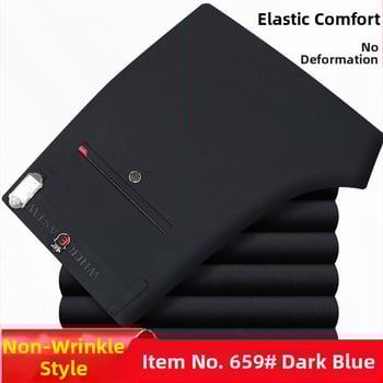 Vyriniai rudens-žiemos storesnės kasdienės kelnės, tiesus kirpimas, medvilnės audinys, užtrauktukas, didelis elastingumas