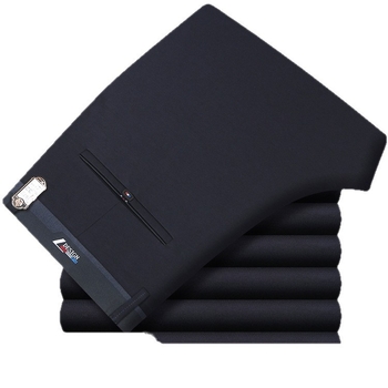 Vyriniai rudens-žiemos storesnės kasdienės kelnės, tiesus kirpimas, medvilnės audinys, užtrauktukas, didelis elastingumas