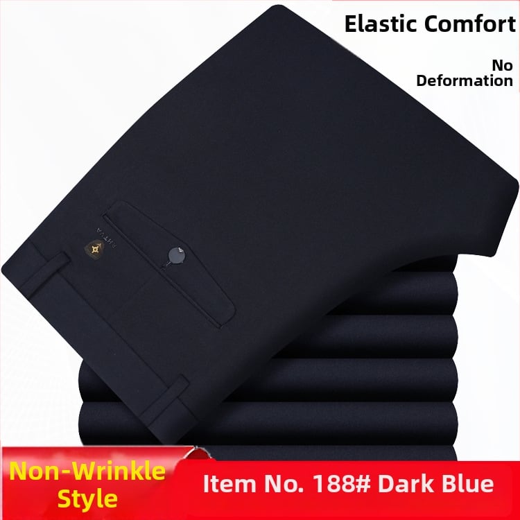 Vyriniai rudens-žiemos storesnės kasdienės kelnės, tiesus kirpimas, medvilnės audinys, užtrauktukas, didelis elastingumas