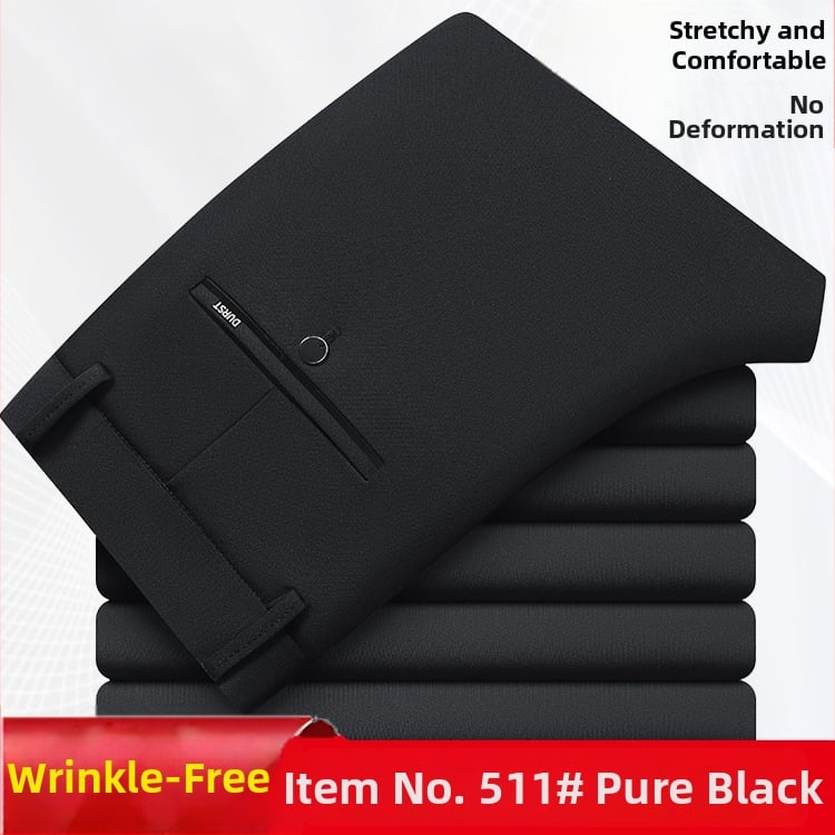 Vyriniai rudens-žiemos storesnės kasdienės kelnės, tiesus kirpimas, medvilnės audinys, užtrauktukas, didelis elastingumas