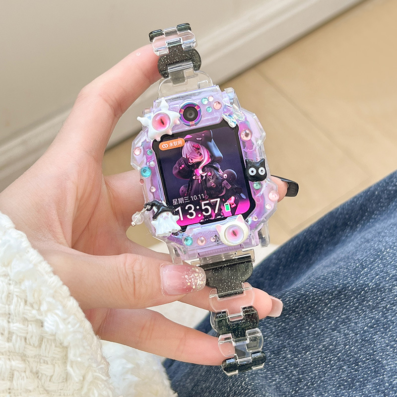 DIY zaštitna futrola za kaiš Little Genius pametnog sata, modeli Z10/Z9/Z8 mlada verzija Z7S, crtani dizajn