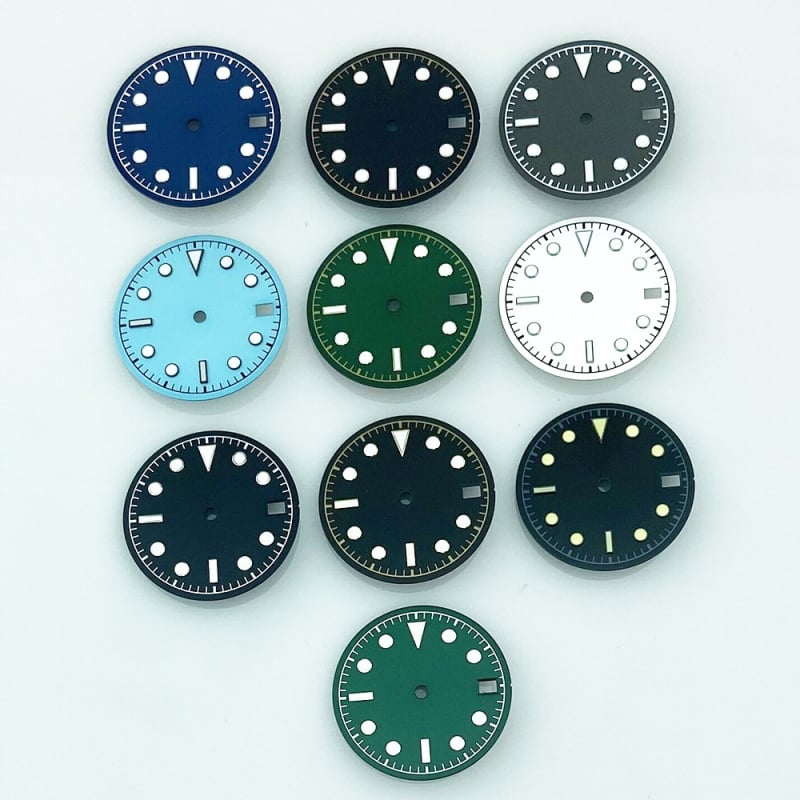 Laikrodžio ciferblato keitimas su šviesinančiu apatinio skyriaus dialu, NH35/NH36 judėjimo suderinamumas, modelis 6003, dėžutėje 1, išleistas 2024 m. vasaros