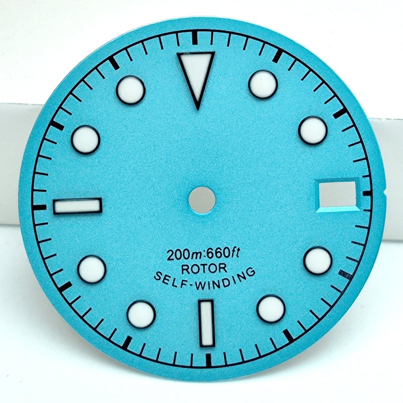 Laikrodžio ciferblato keitimas su šviesinančiu apatinio skyriaus dialu, NH35/NH36 judėjimo suderinamumas, modelis 6003, dėžutėje 1, išleistas 2024 m. vasaros