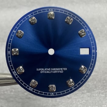 Laikrodžio mechanizmo modifikavimo rinkinys su NH35/NH36 automatinio judėjimo mechanizmu ir deimantiniu dialu