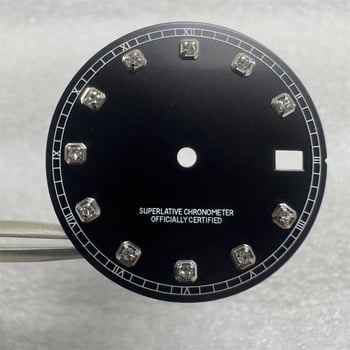 Laikrodžio mechanizmo modifikavimo rinkinys su NH35/NH36 automatinio judėjimo mechanizmu ir deimantiniu dialu