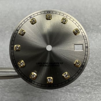 Laikrodžio mechanizmo modifikavimo rinkinys su NH35/NH36 automatinio judėjimo mechanizmu ir deimantiniu dialu