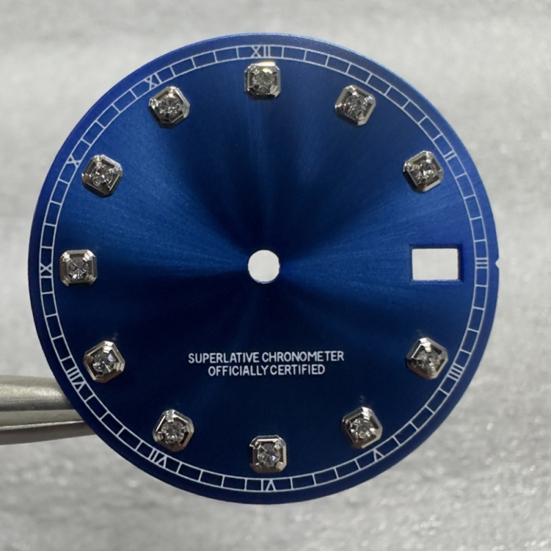 Laikrodžio mechanizmo modifikavimo rinkinys su NH35/NH36 automatinio judėjimo mechanizmu ir deimantiniu dialu