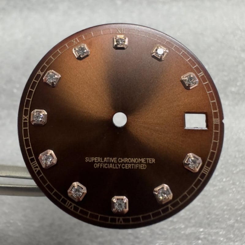 Laikrodžio mechanizmo modifikavimo rinkinys su NH35/NH36 automatinio judėjimo mechanizmu ir deimantiniu dialu