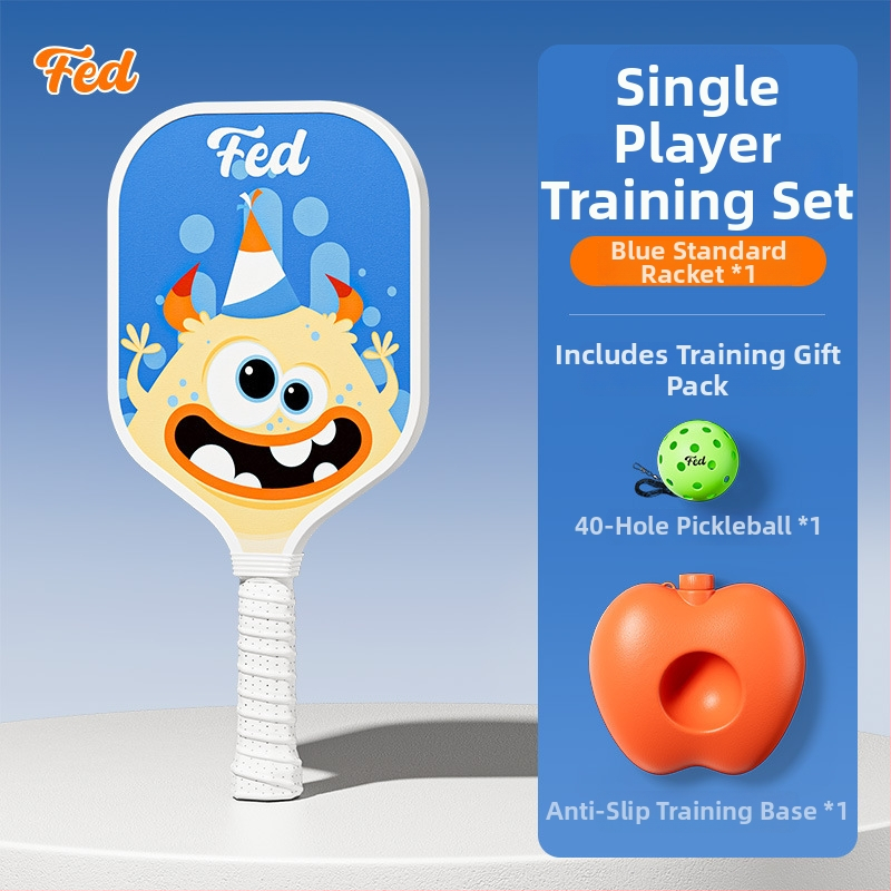 Set rakiet na pickleball pre začiatočníkov – vonkajší tréning pre deti, Fiberglass, 200 g, Feltun