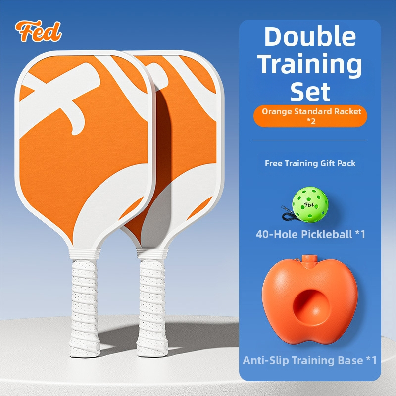 Set rakiet na pickleball pre začiatočníkov – vonkajší tréning pre deti, Fiberglass, 200 g, Feltun