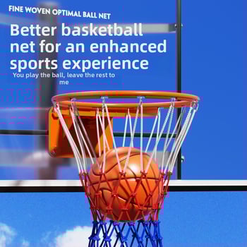 Patobulintas krepšinio tinklas su rėmu skydeliui, profesionaliam žaidimui, svoris 0.8 kg