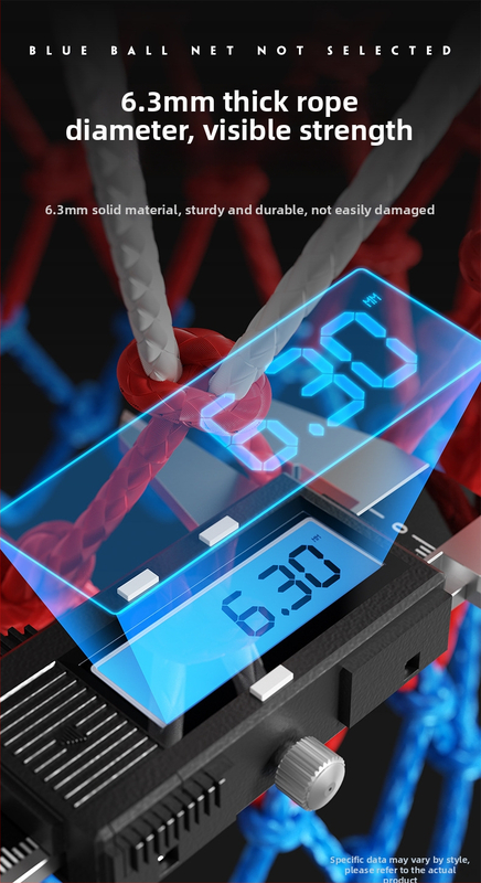 Pastiprināta basketbola siets ar rāmi priekš backboard, profesionālai spēlei, svars 0.8 kg