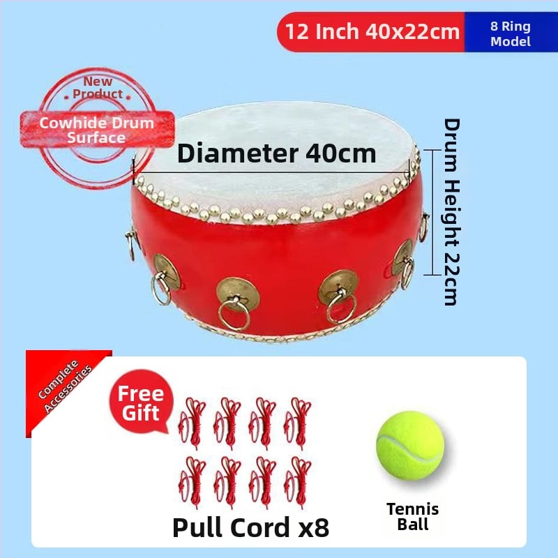 Sales būgnas – koncentrinių būgnų modelis; Medžiaga: topolio; Pakuotė: kartonas ir gyvatės odos krepšys; Tinkamas muzikai