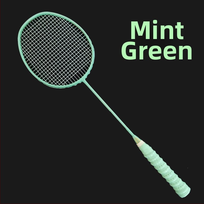 Raketa za badminton s okvirom od karbonskih vlakana, težina 80-84 g, drška G4, direktan udarac, za početnike