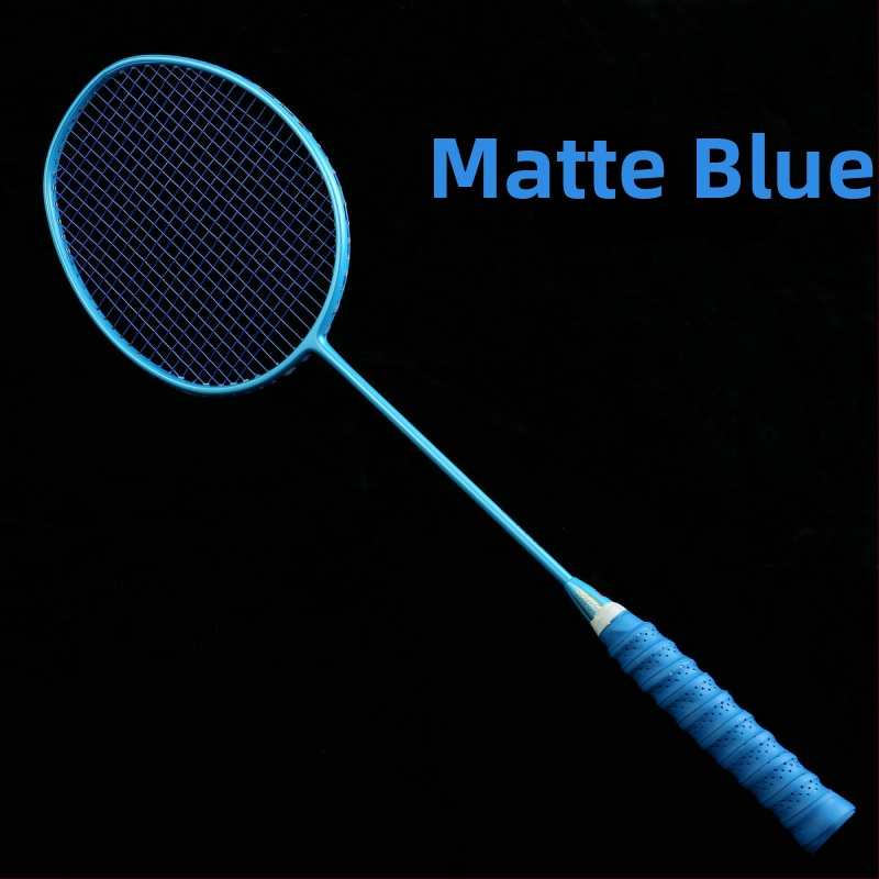 Raketa za badminton s okvirom od karbonskih vlakana, težina 80-84 g, drška G4, direktan udarac, za početnike