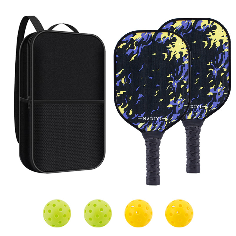 Sada pickleball rakiet z skleneného vlákna, 220 g, Napyi, balenie na vyžiadanie
