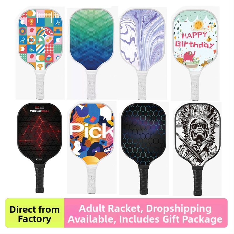 Pickleball raketės rinkinys iš stiklo pluošto, honeycomb branduolys, Ugin, svoris 500 g