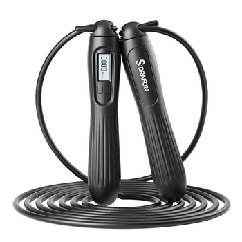 Inteliģenta skrejojo virve ar skaitīšanu pieaugušajiem, divkārša izmantošana, PVC virkne mājas trenēšanai