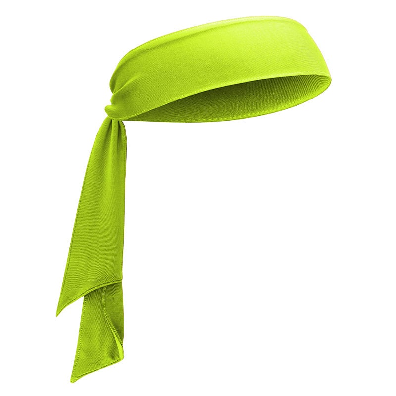 Unisex tenisa galvas lente ar regulējamu siksnu, poliesters, sviedru uzsūkšana, ārējiem sporta veidiem